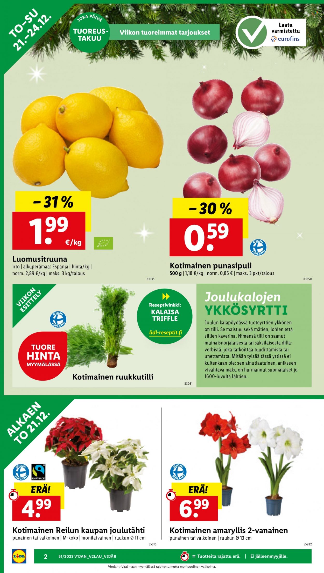 Lidl tarjoukset - 21.12.2023 - 27.12.2023. Sivu 4