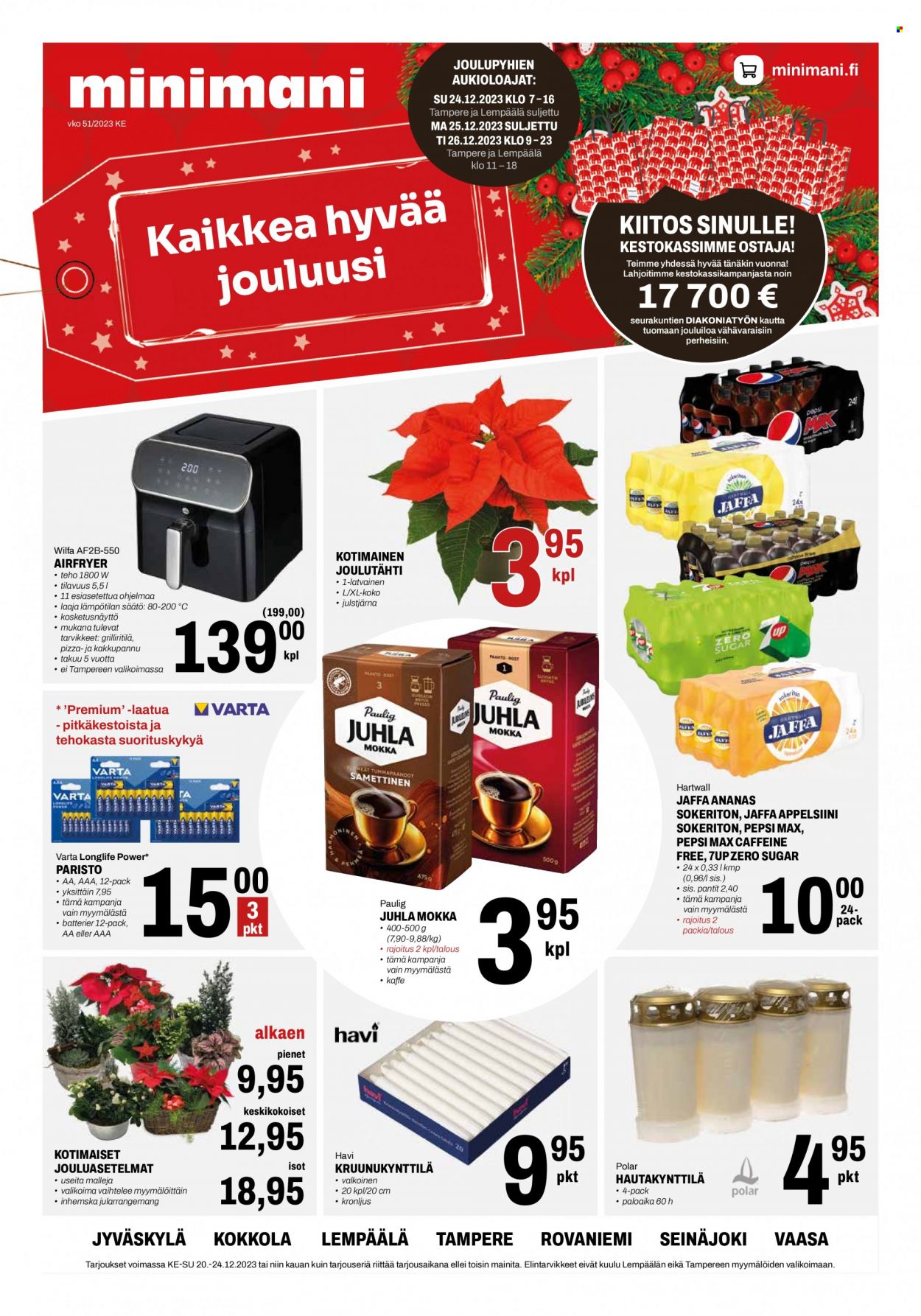 Minimani tarjoukset - 20.12.2023 - 24.12.2023. Sivu 1