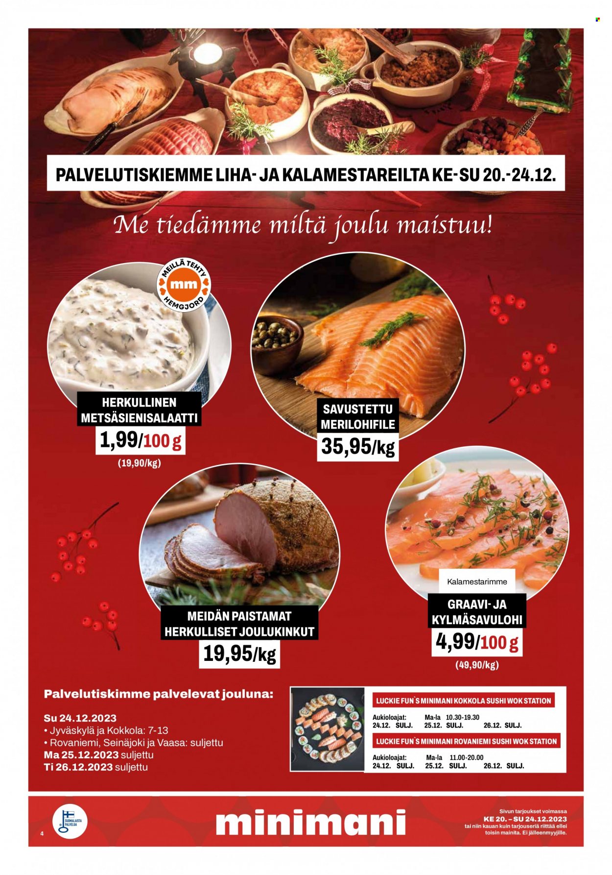 Minimani tarjoukset - 20.12.2023 - 24.12.2023. Sivu 4