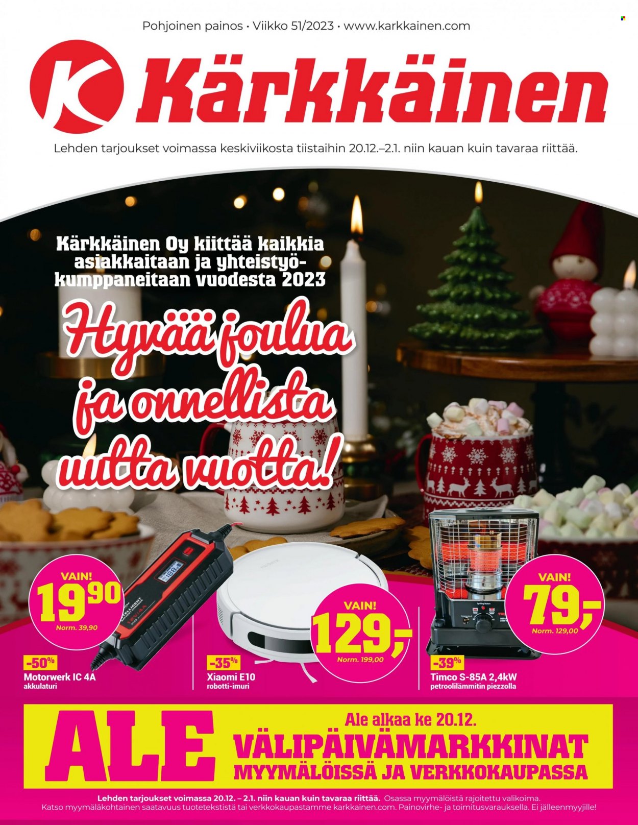 Kärkkäinen tarjoukset - 20.12.2023 - 02.01.2024. Sivu 1