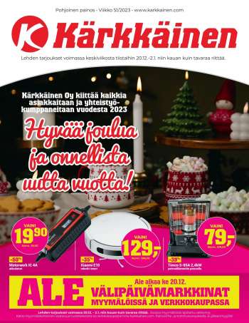 Kärkkäinen tarjoukset  - 20.12.2023 - 02.01.2024.