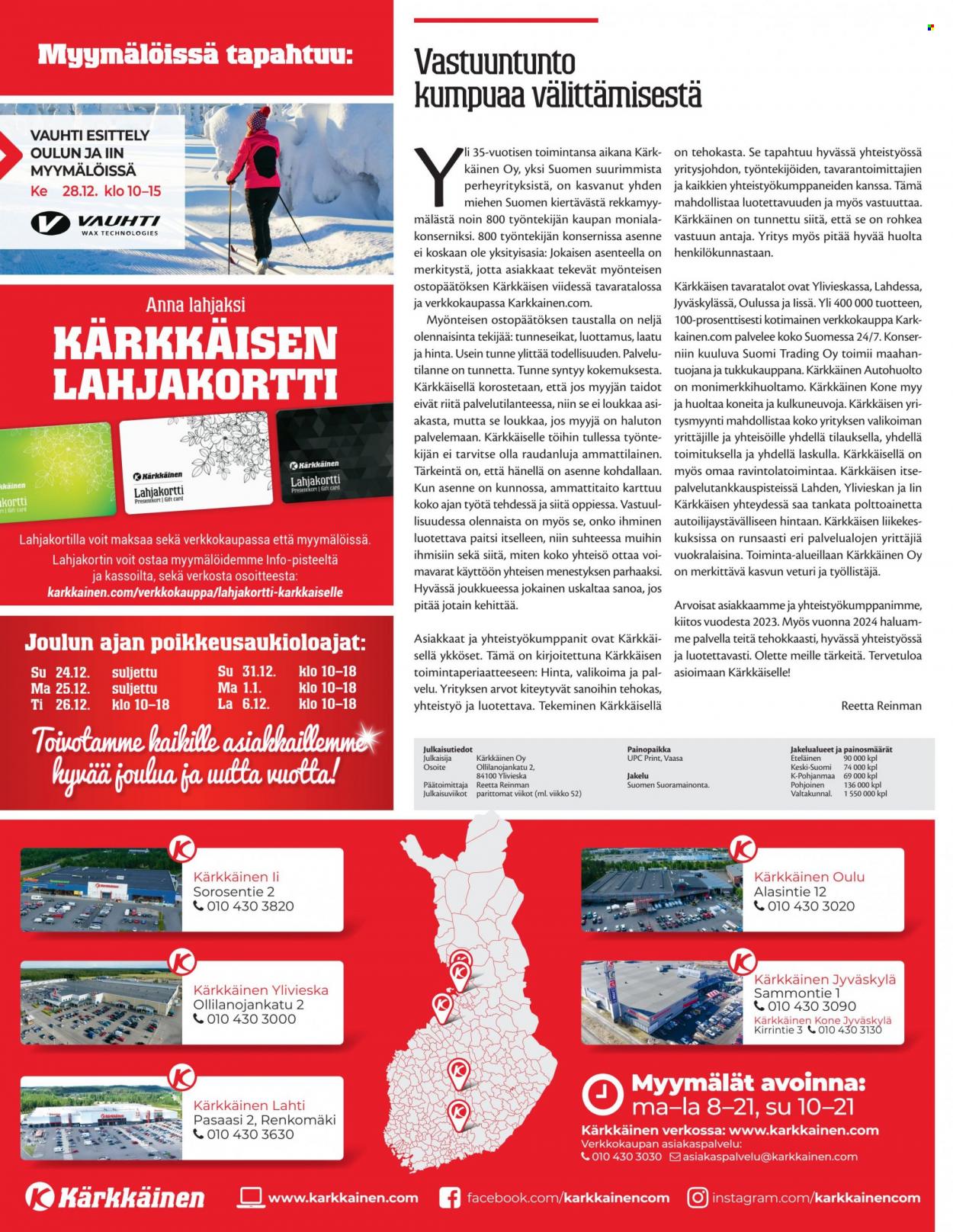Kärkkäinen tarjoukset - 20.12.2023 - 02.01.2024. Sivu 2