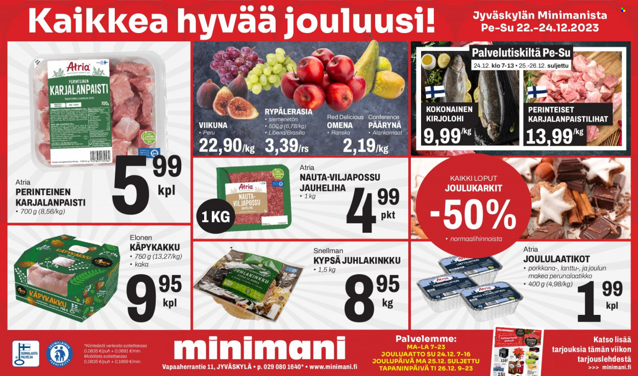 Minimani tarjoukset - 22.12.2023 - 24.12.2023. Sivu 1