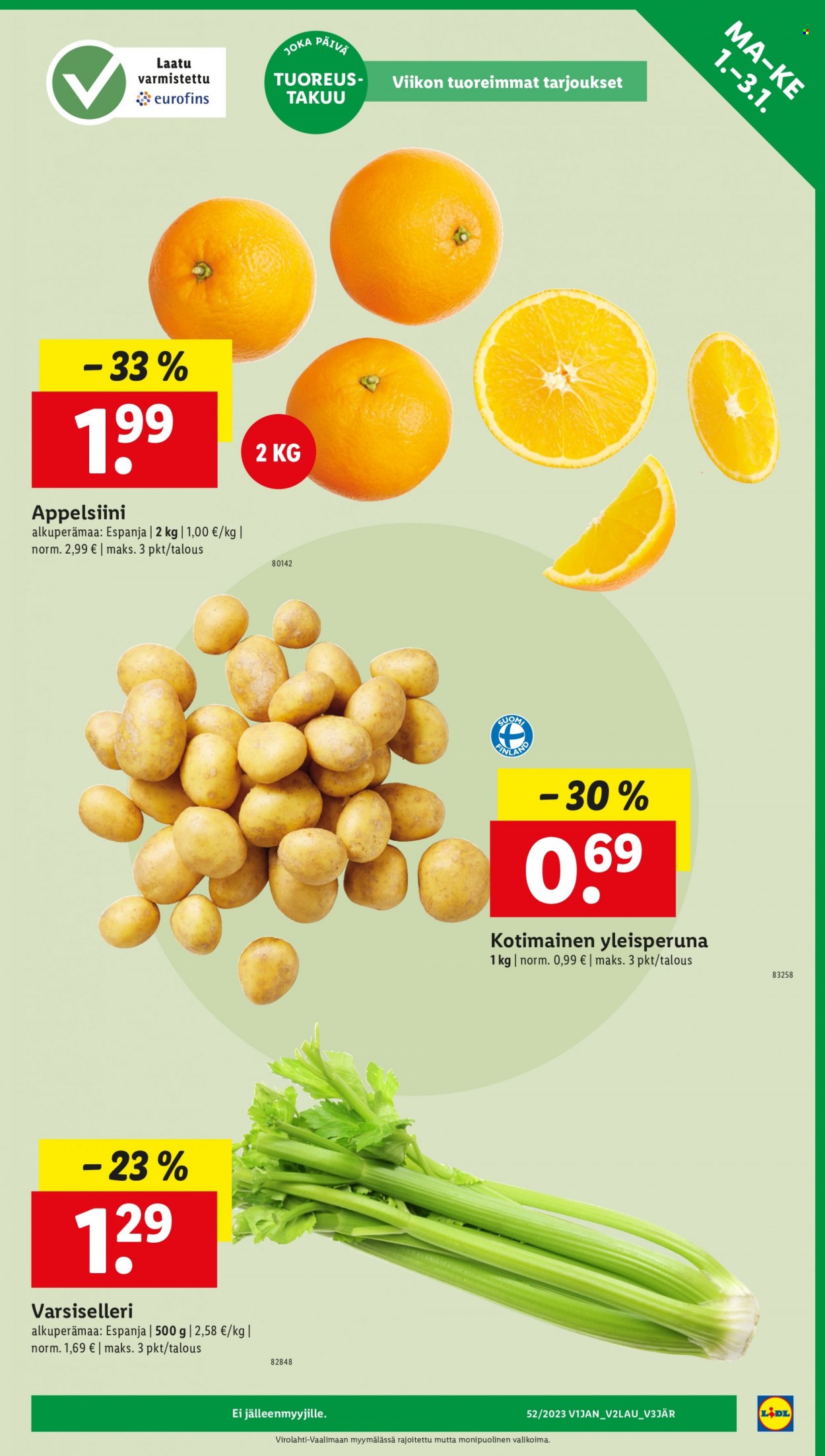 Lidl tarjoukset - 28.12.2023 - 03.01.2024. Sivu 21
