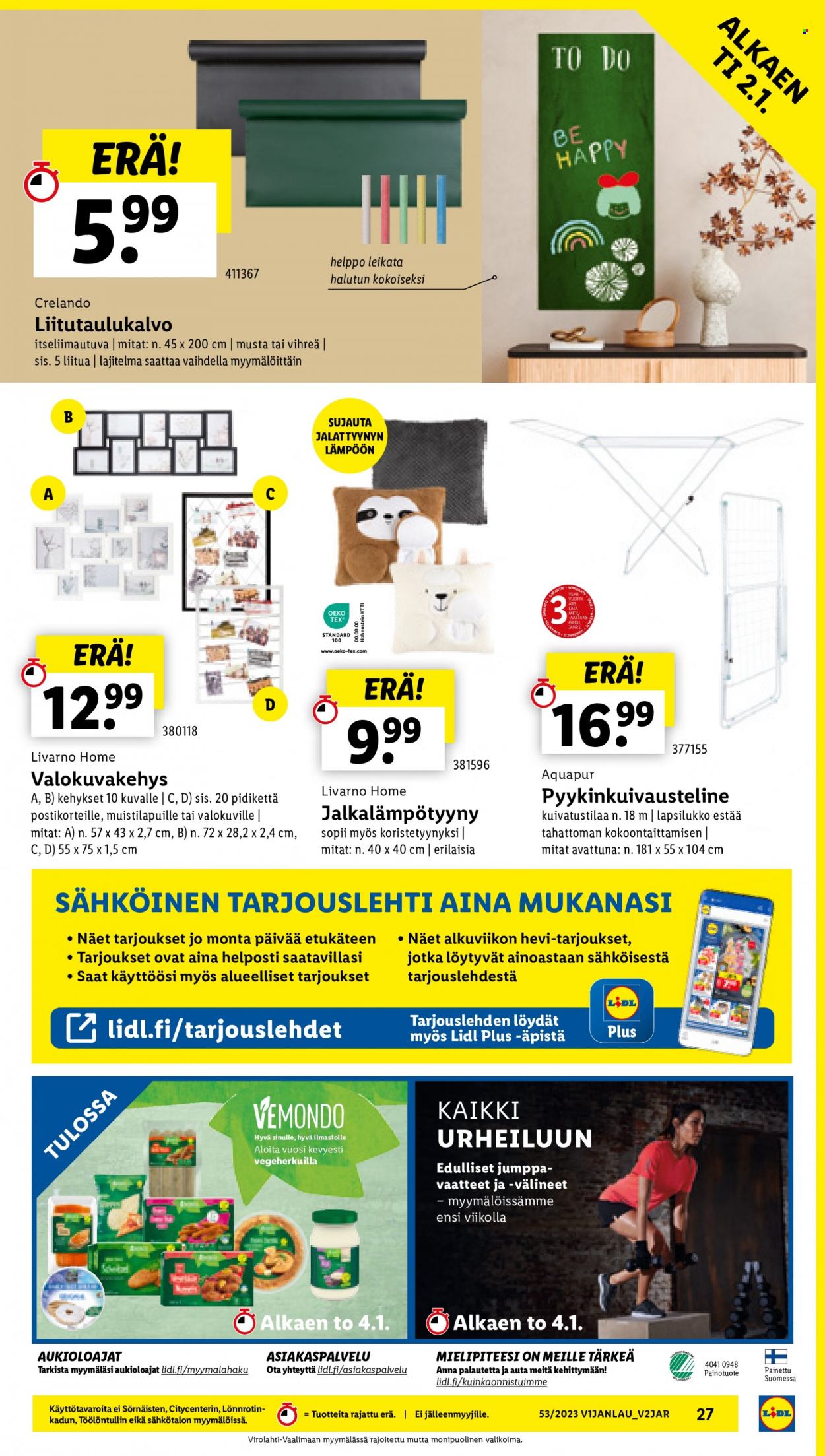 Lidl tarjoukset - 28.12.2023 - 03.01.2024. Sivu 31