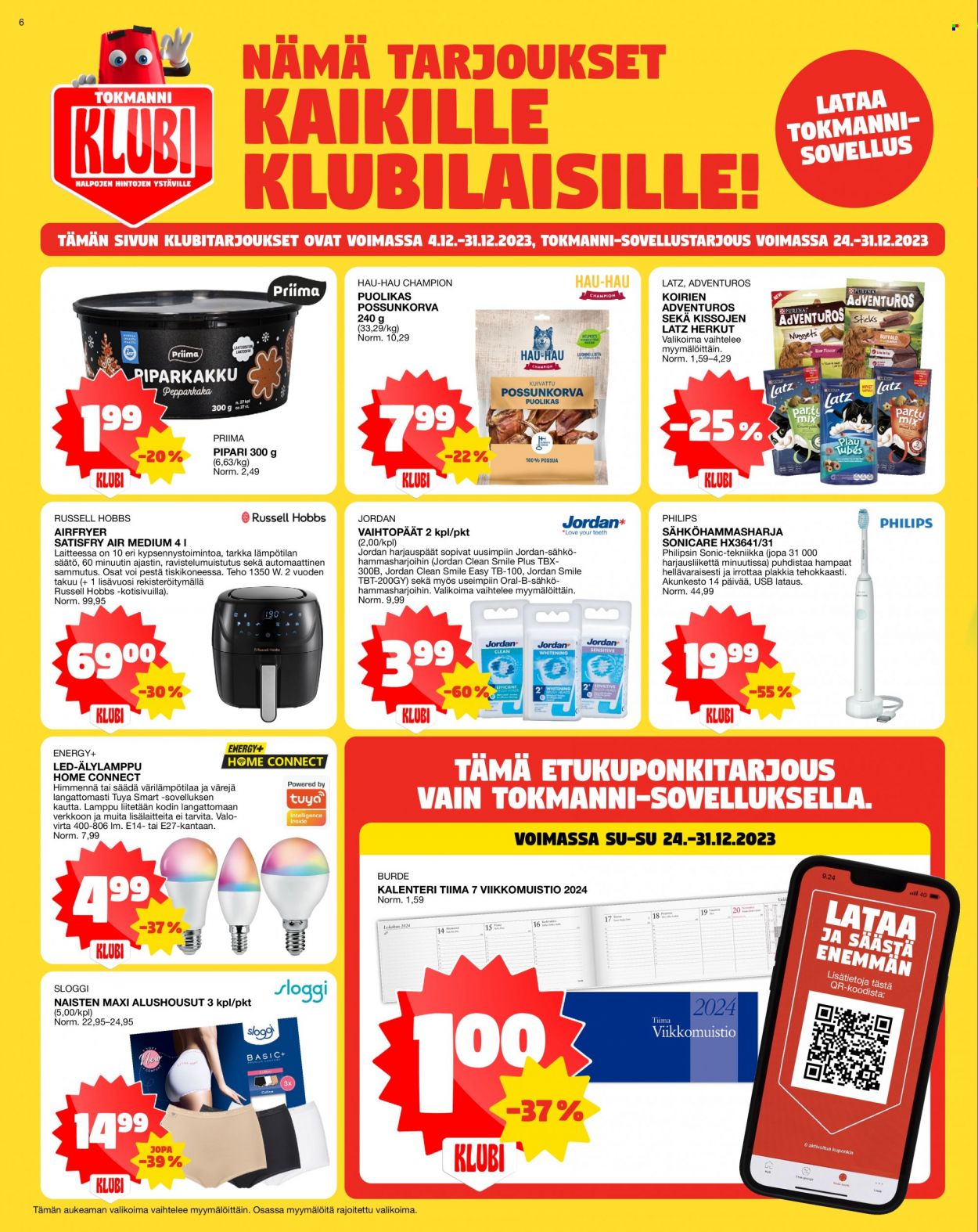 Tokmanni tarjoukset - 25.12.2023 - 01.01.2024. Sivu 6