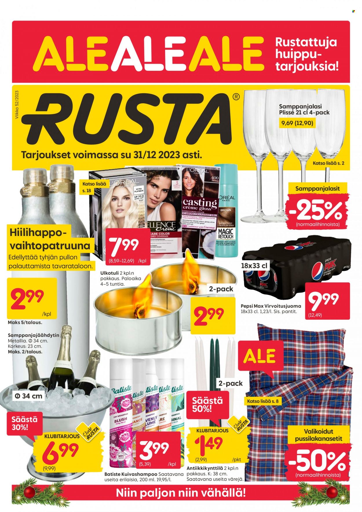 Rusta tarjoukset - 26.12.2023 - 31.12.2023. Sivu 1
