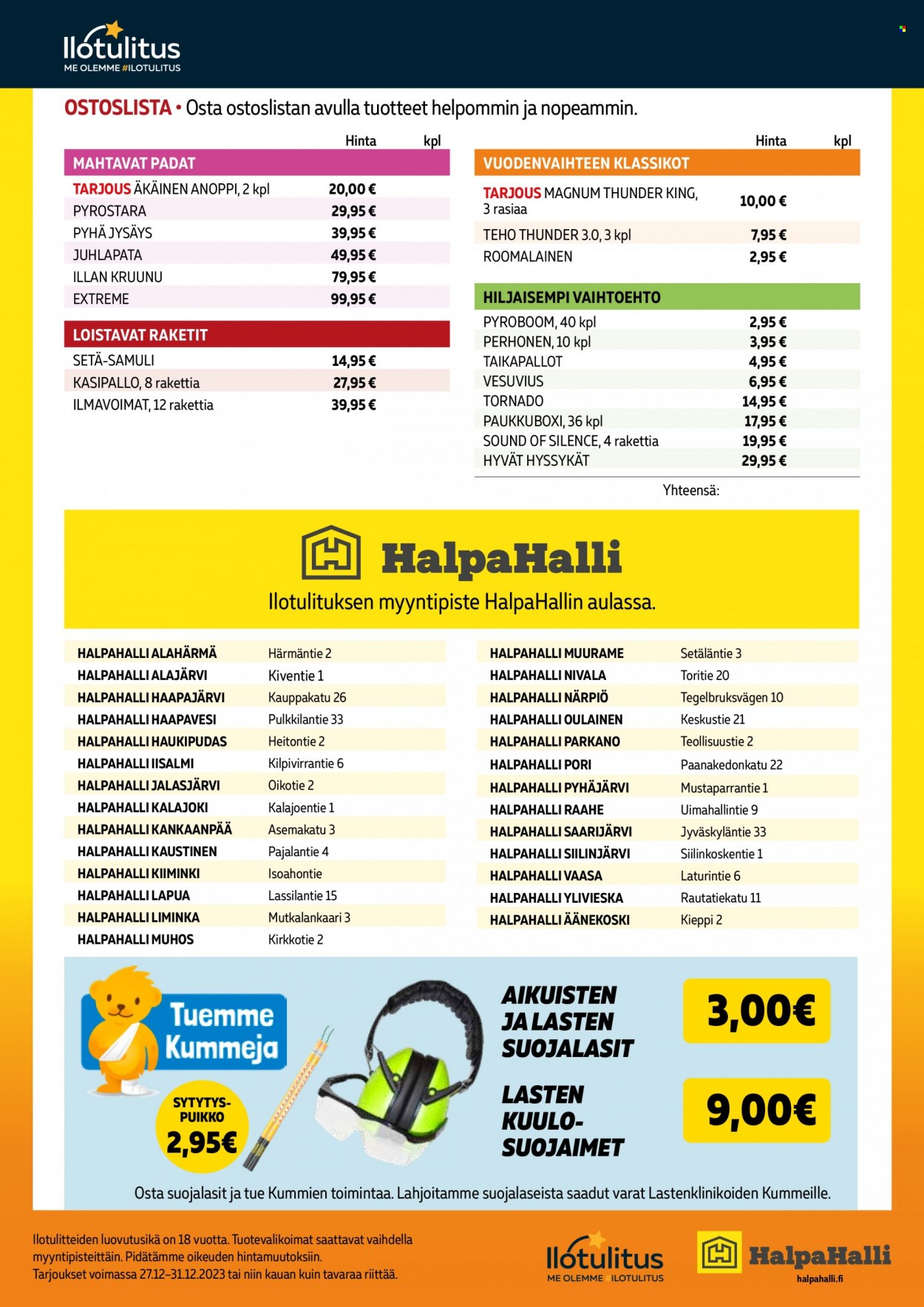 HalpaHalli tarjoukset - 27.12.2023 - 31.12.2023. Sivu 8