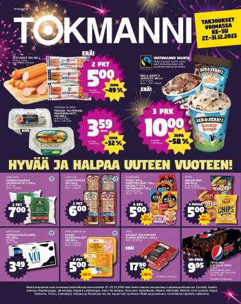 Tokmanni tarjoukset  - 27.12.2023 - 31.12.2023.