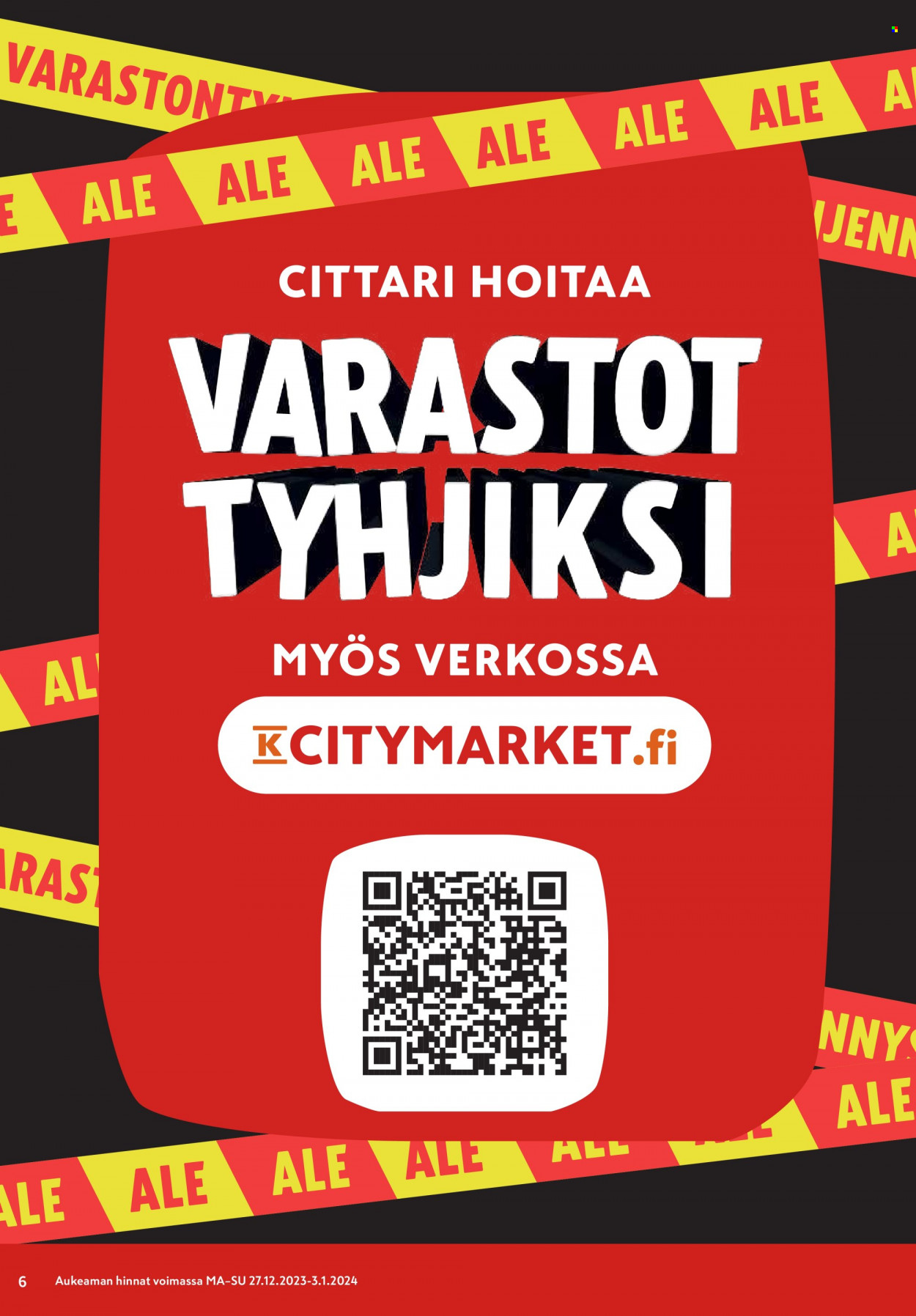 K-citymarket tarjoukset - 27.12.2023 - 03.01.2024. Sivu 6