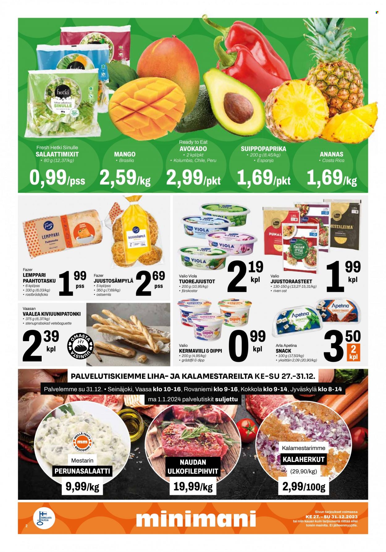 Minimani tarjoukset - 27.12.2023 - 31.12.2023. Sivu 2