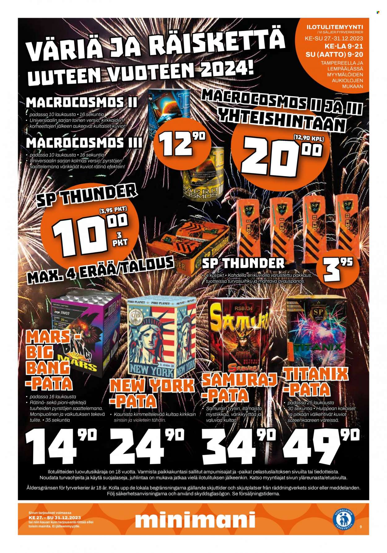 Minimani tarjoukset - 27.12.2023 - 31.12.2023. Sivu 9