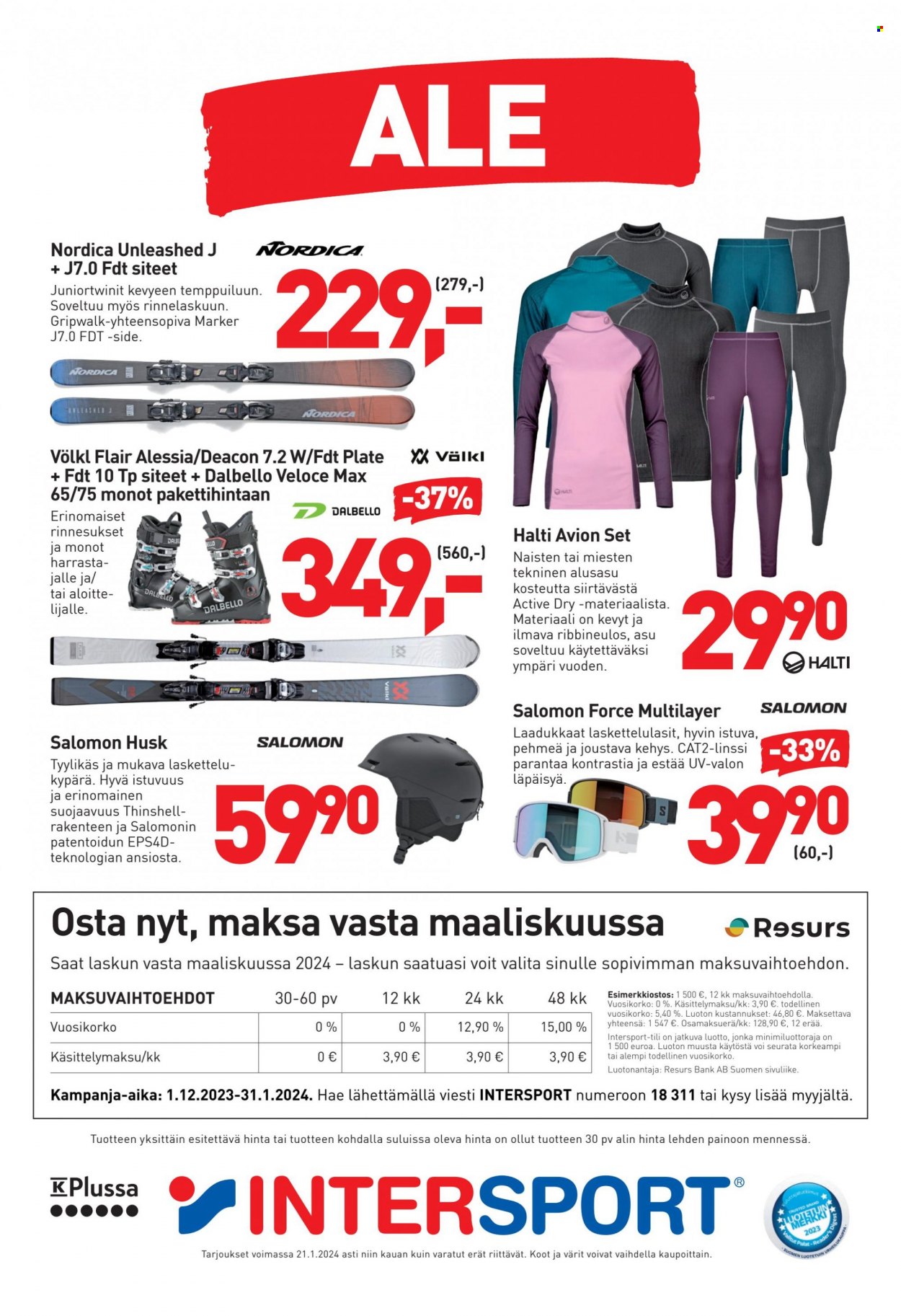 Intersport tarjoukset - 27.12.2023 - 21.01.2024. Sivu 8