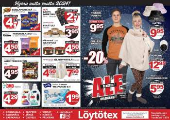 Löytötex tarjoukset  - 27.12.2023 - 02.01.2024.