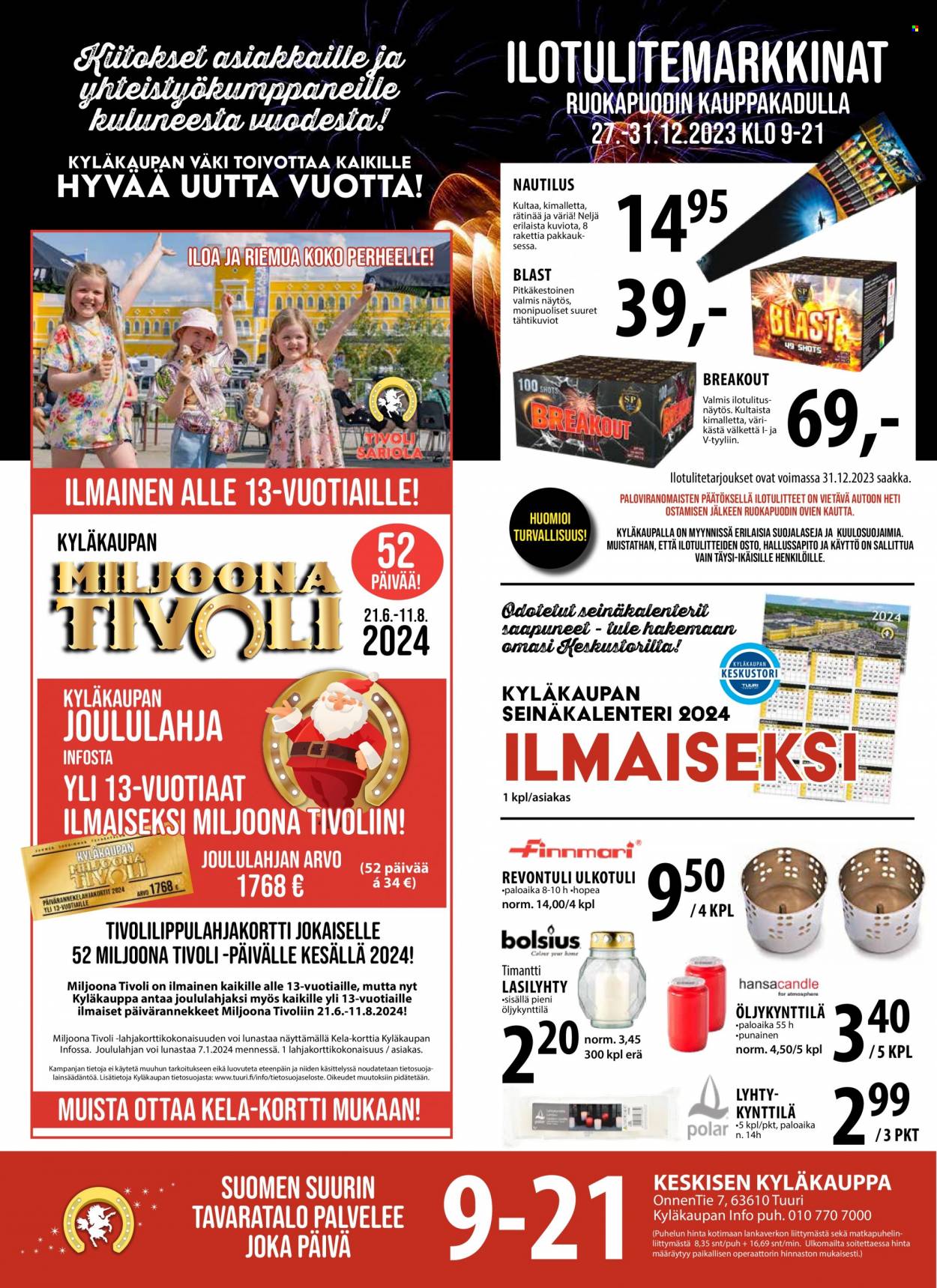 Tuuri tarjoukset - 27.12.2023 - 02.01.2024. Sivu 1