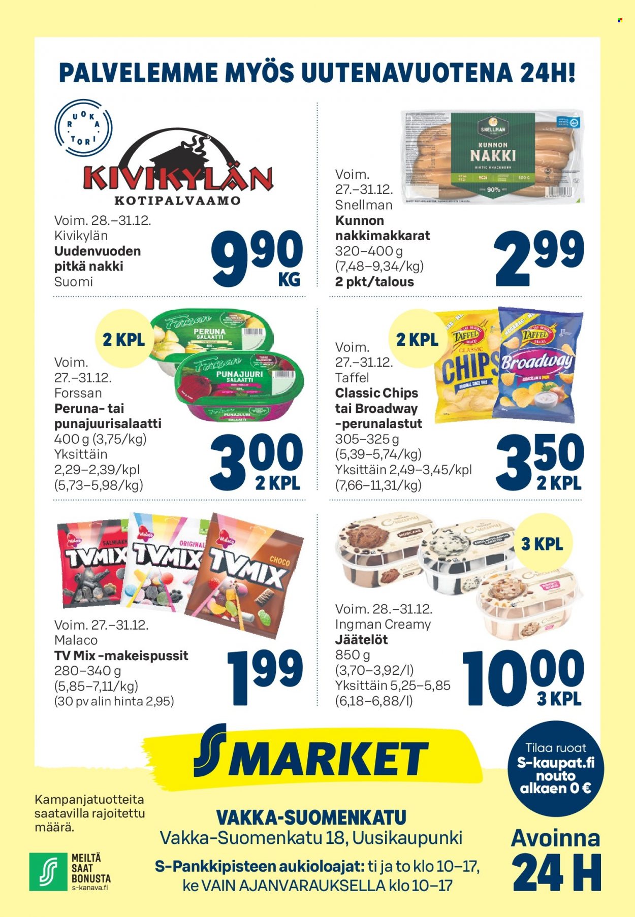 S-market tarjoukset - 27.12.2023 - 31.12.2023. Sivu 1
