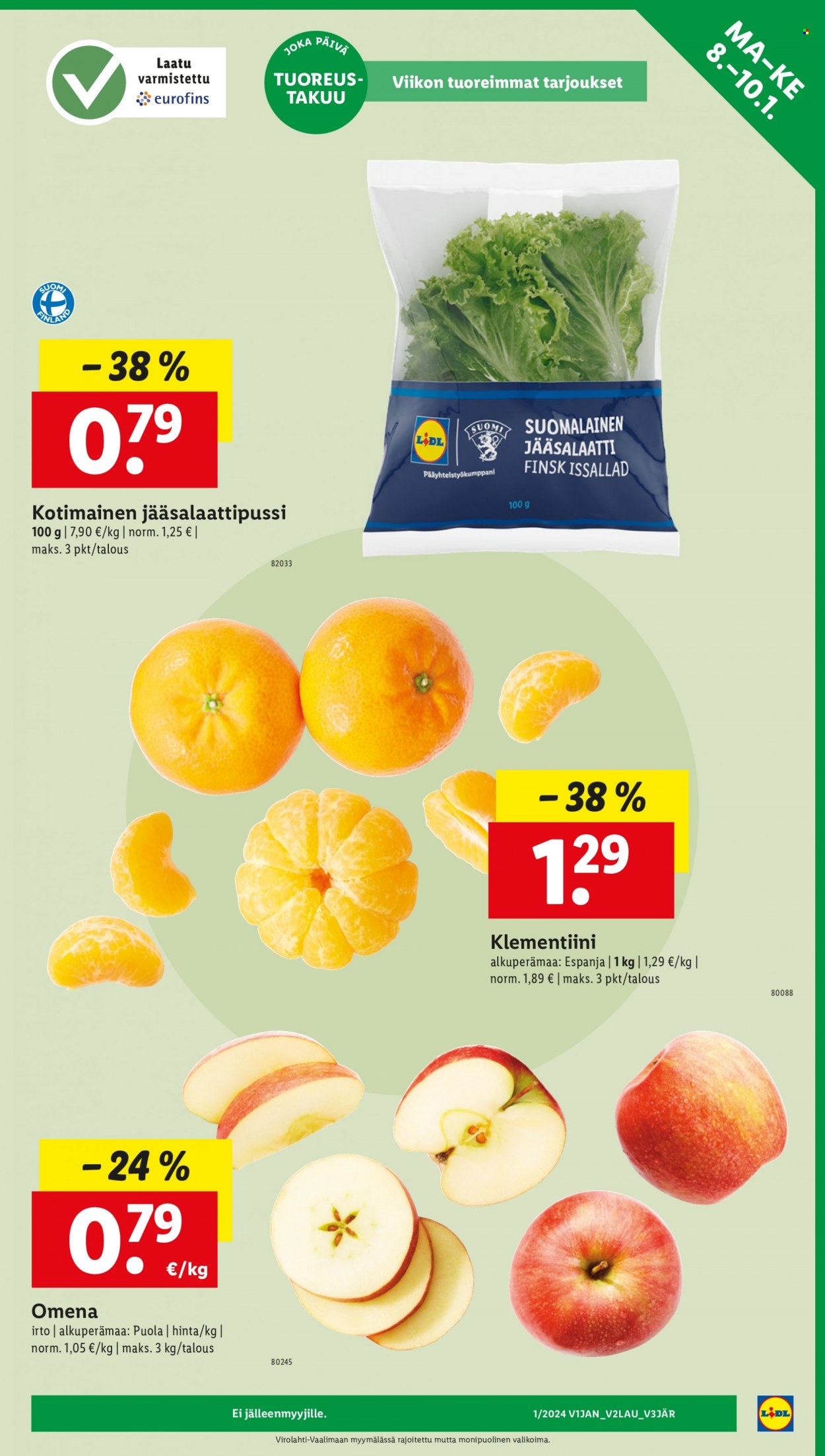Lidl tarjoukset - 04.01.2024 - 10.01.2024. Sivu 25