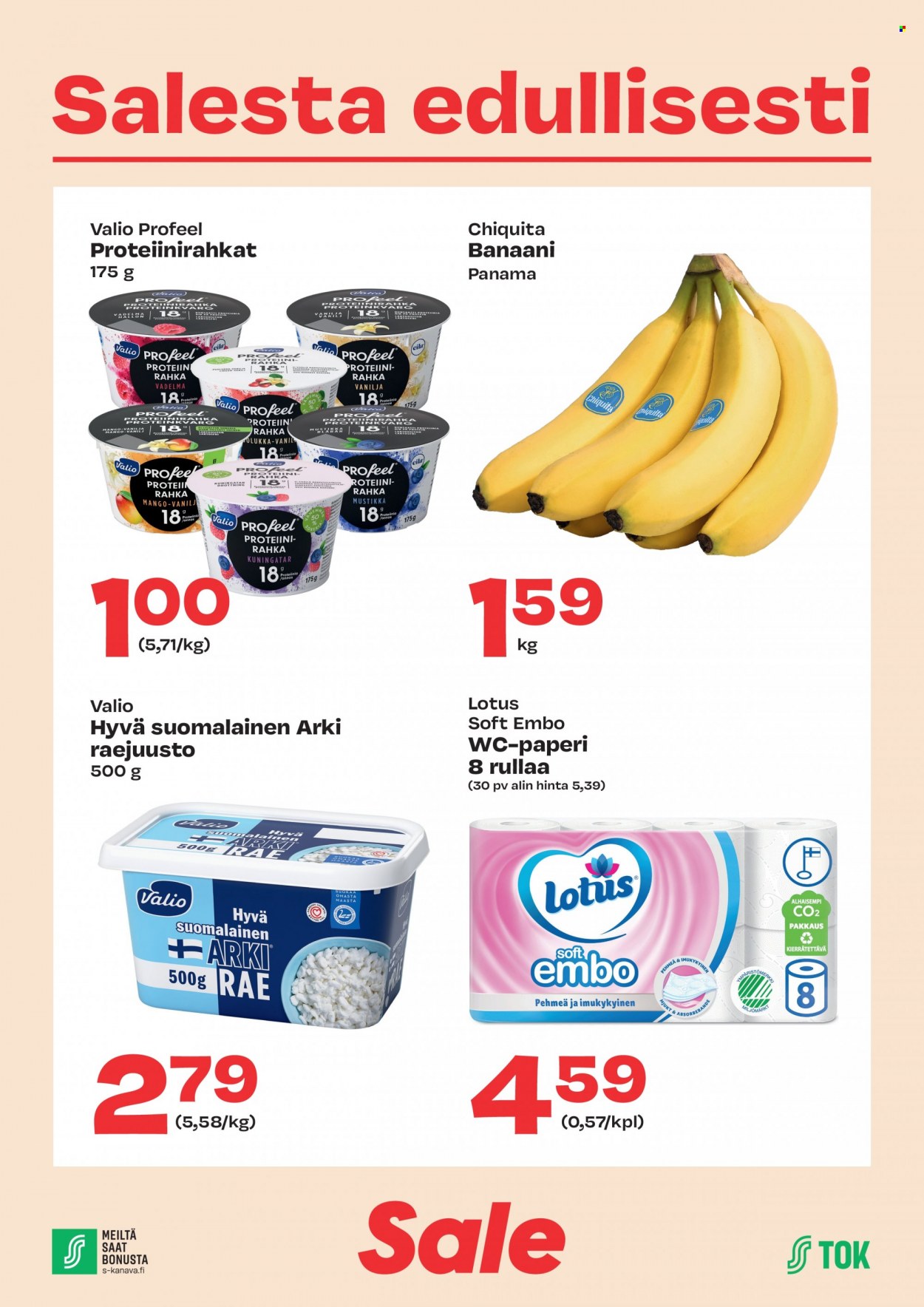 Sale tarjoukset. Sivu 1