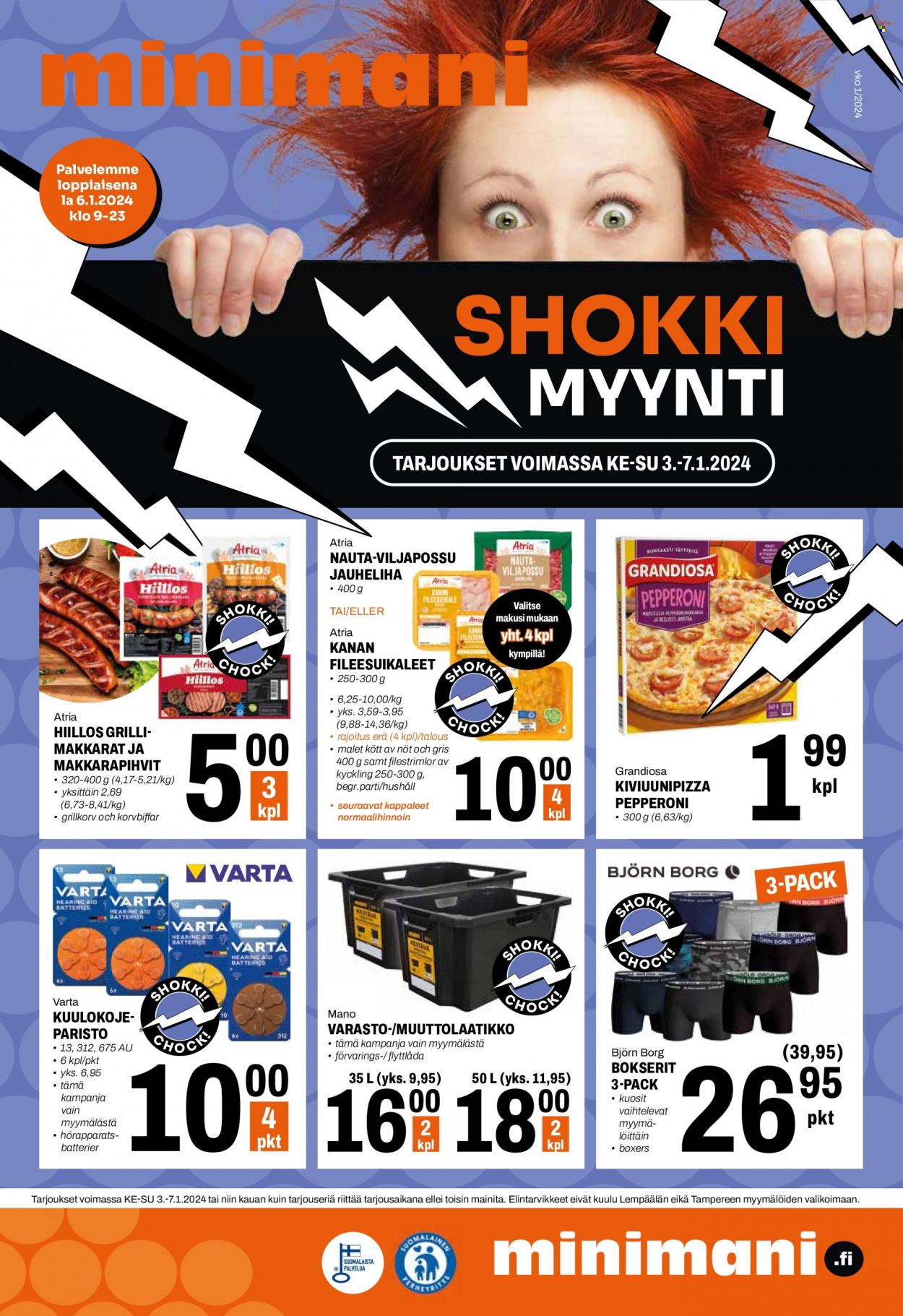 Minimani tarjoukset - 03.01.2024 - 07.01.2024. Sivu 1