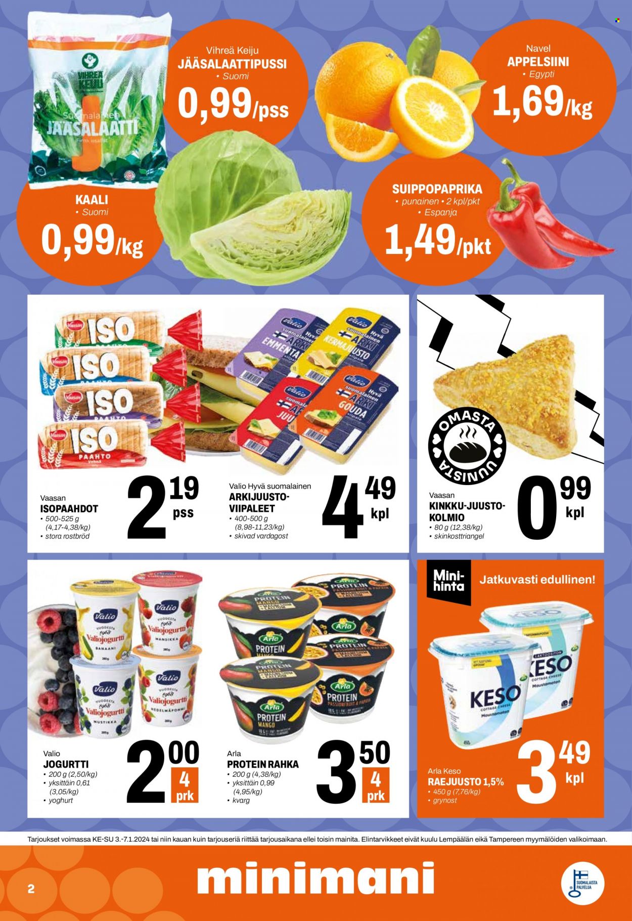 Minimani tarjoukset - 03.01.2024 - 07.01.2024. Sivu 2