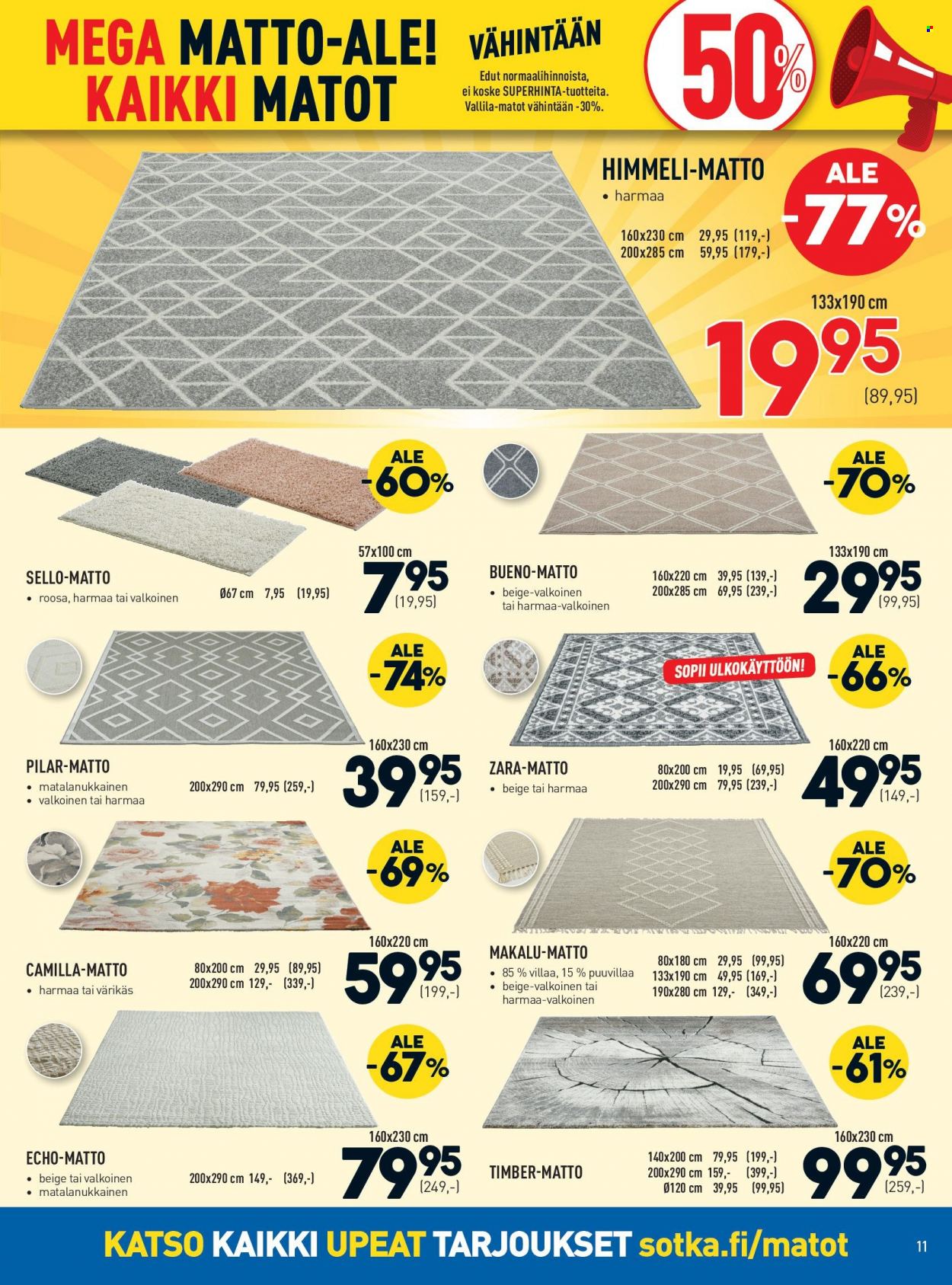Sotka tarjoukset. Sivu 11