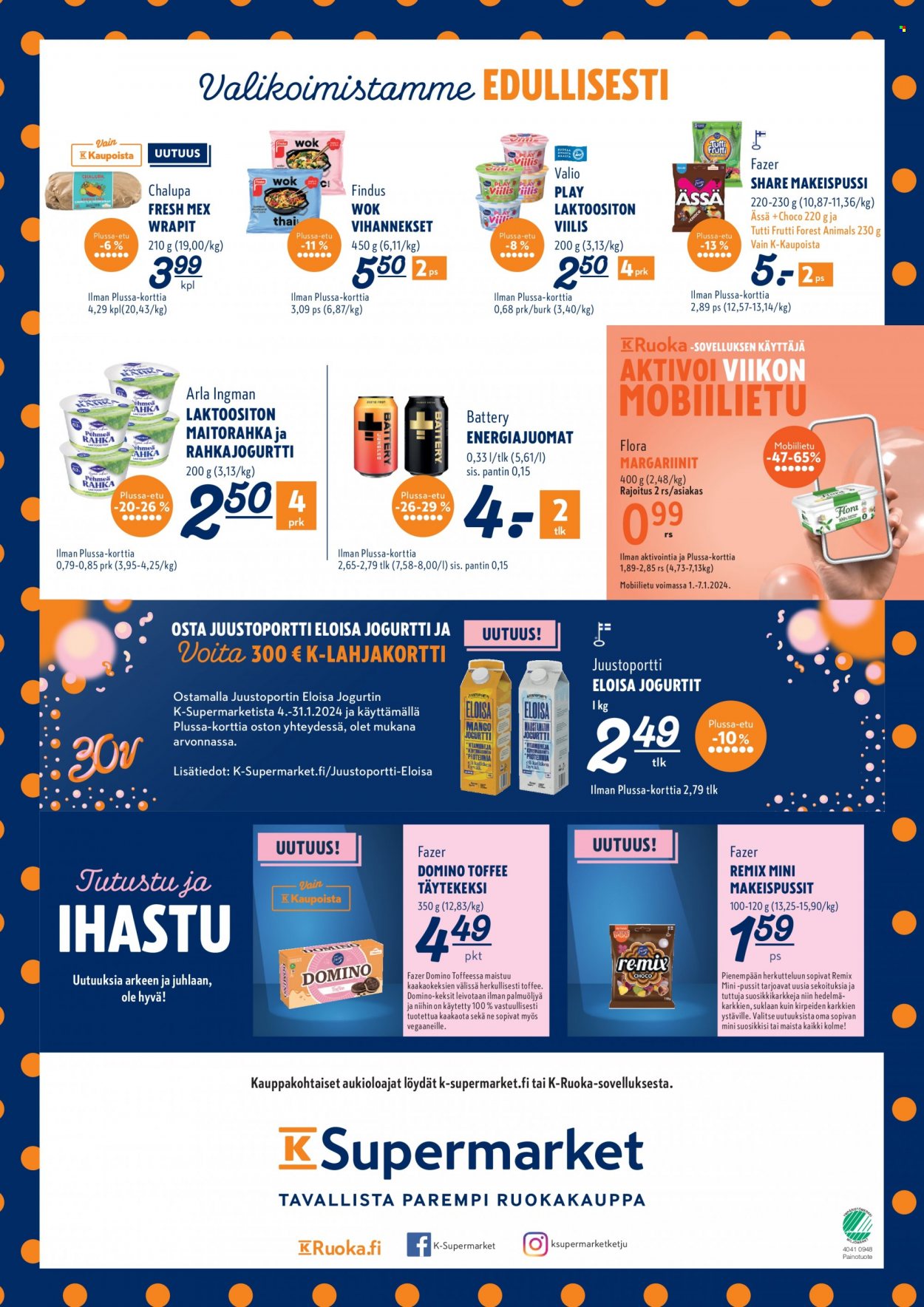 K-Supermarket tarjoukset - 04.01.2024 - 07.01.2024. Sivu 4