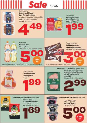 Sale tarjoukset  - 04.01.2024 - 07.01.2024.