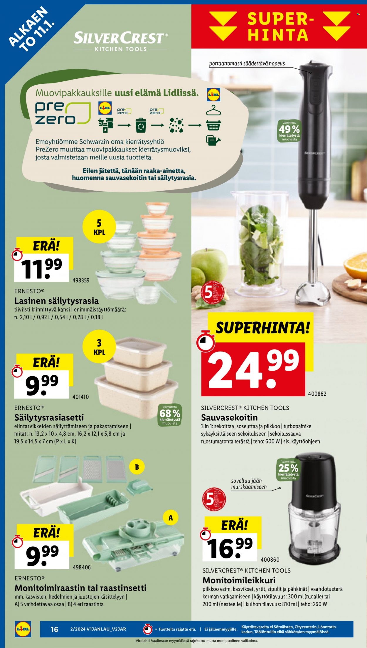 Lidl tarjoukset - 11.01.2024 - 17.01.2024. Sivu 18