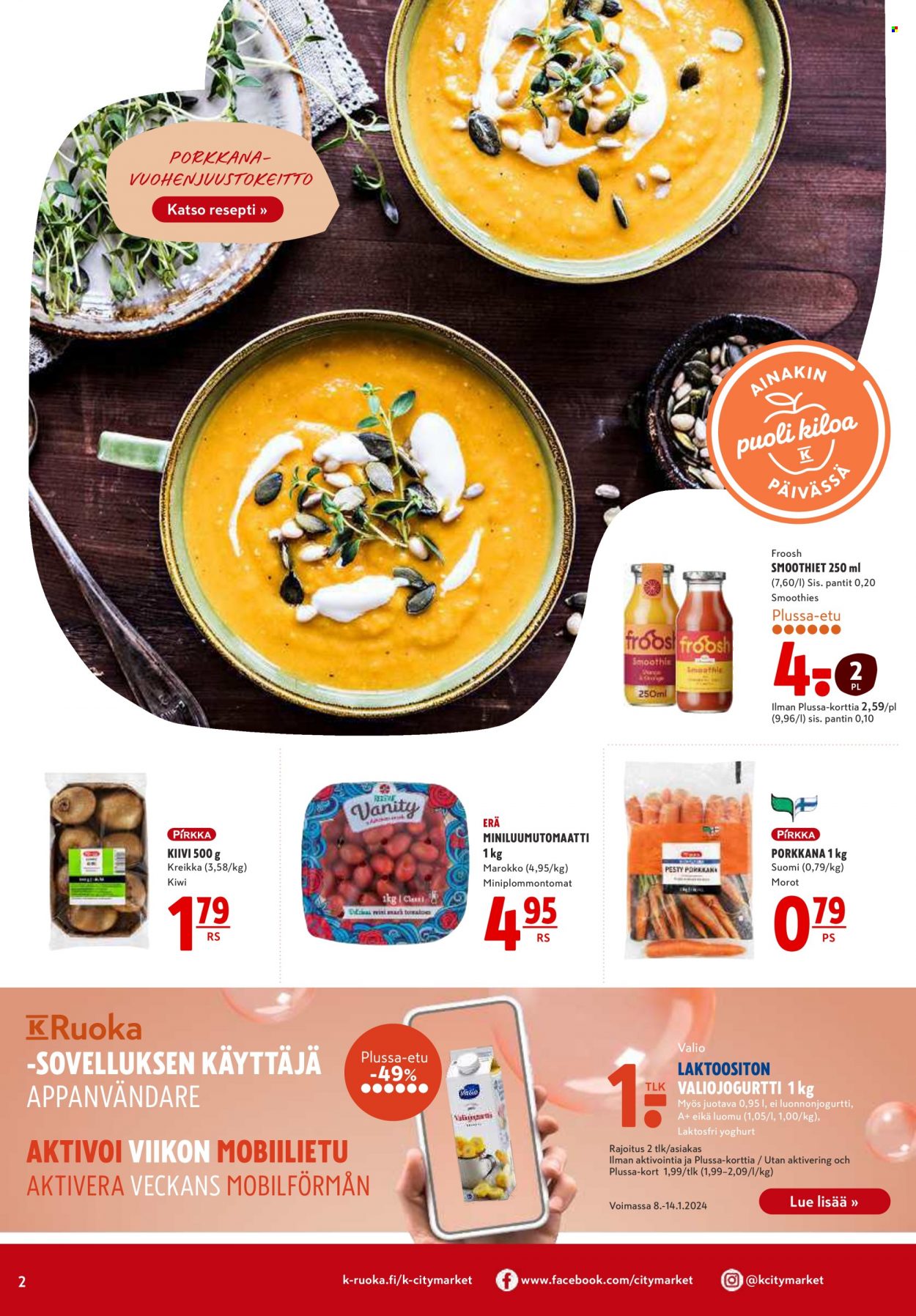 K-citymarket tarjoukset - 08.01.2024 - 14.01.2024. Sivu 2