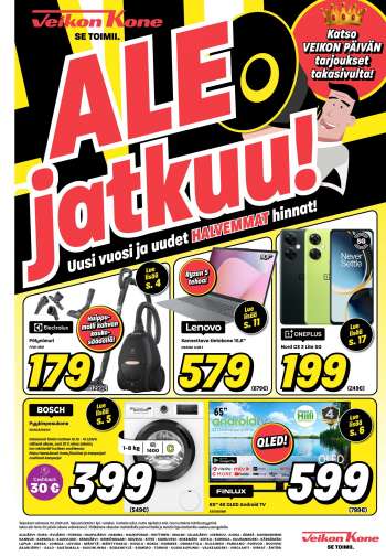 Veikon Kone tarjoukset  - 08.01.2024 - 14.01.2024.
