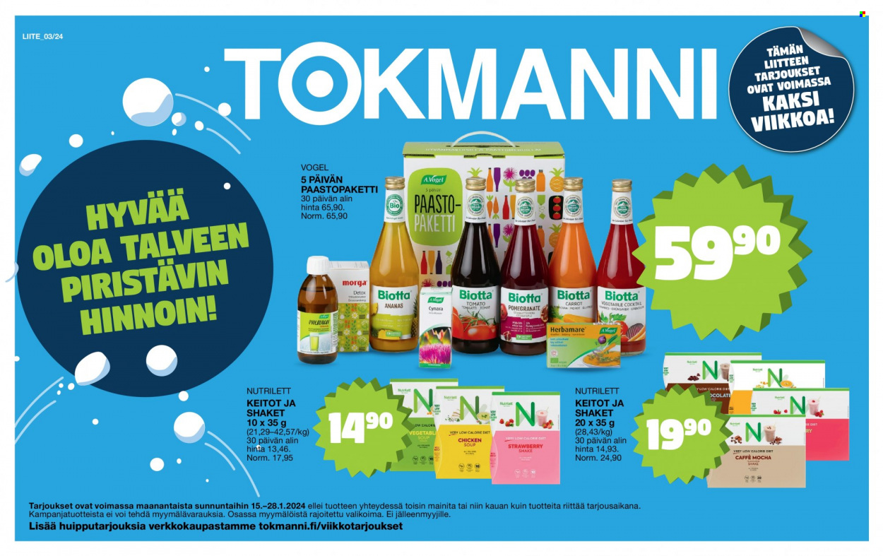 Tokmanni tarjoukset - 15.01.2024 - 28.01.2024. Sivu 1