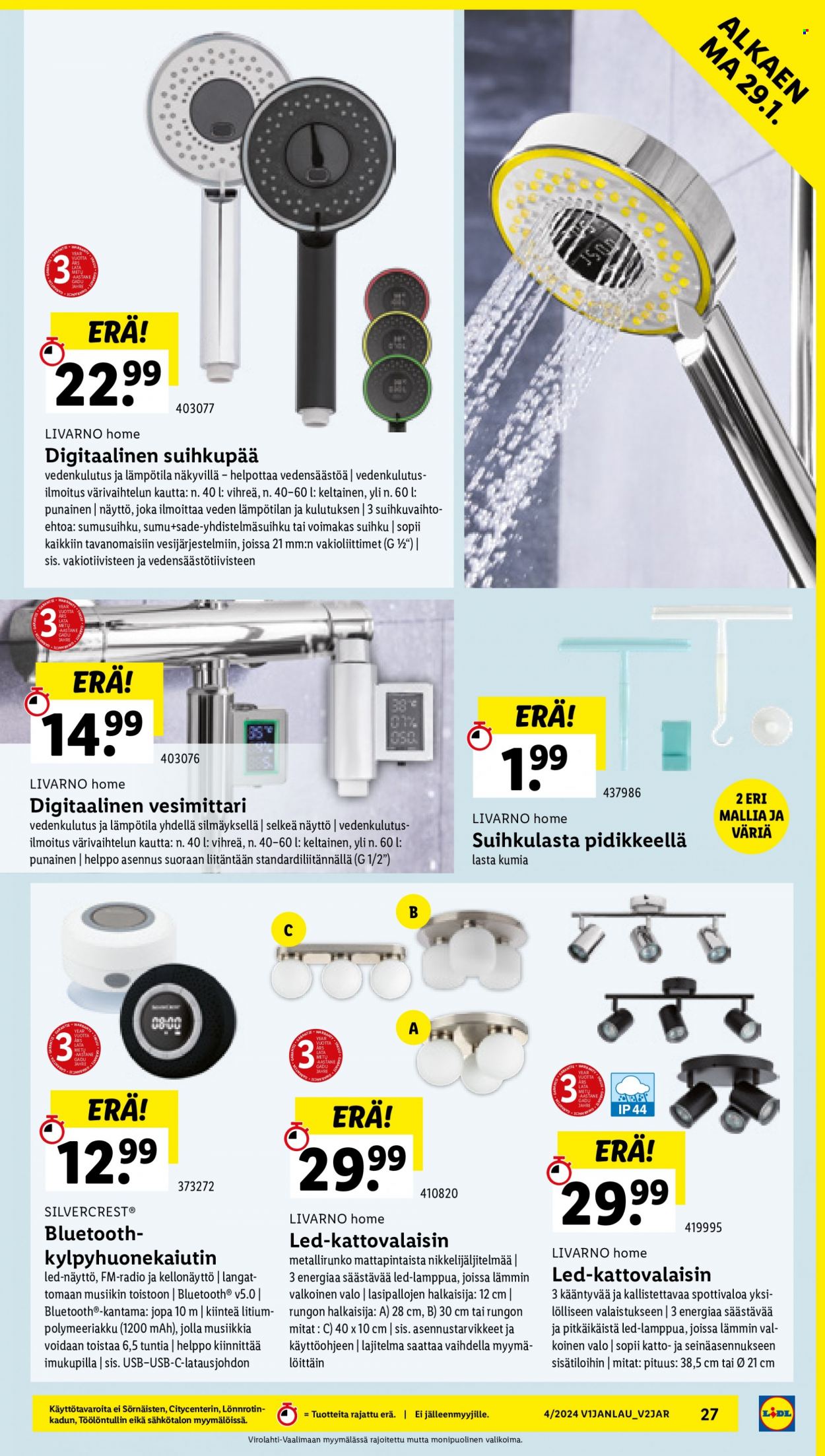 Lidl tarjoukset - 25.01.2024 - 31.01.2024. Sivu 31