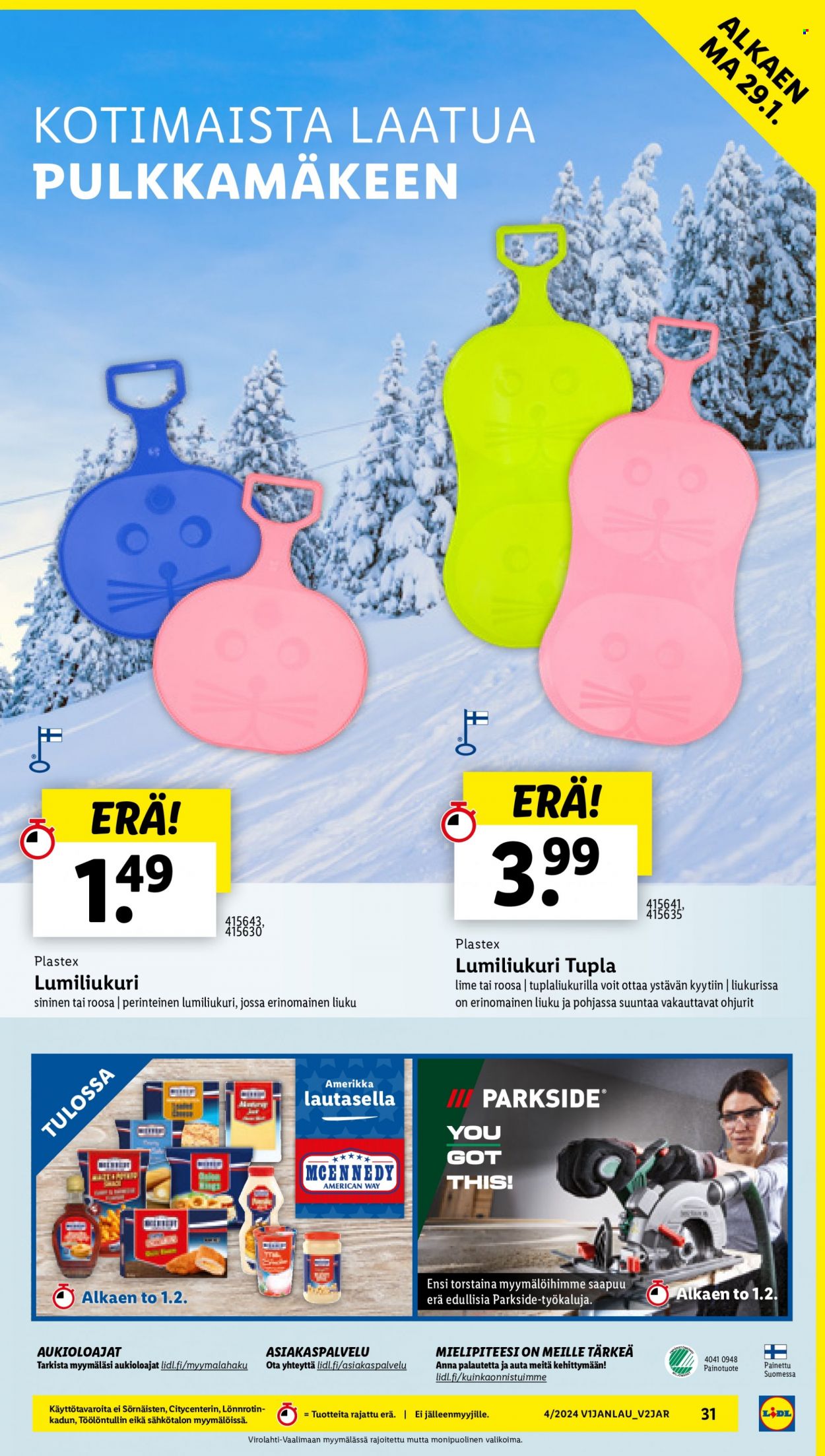 Lidl tarjoukset - 25.01.2024 - 31.01.2024. Sivu 35