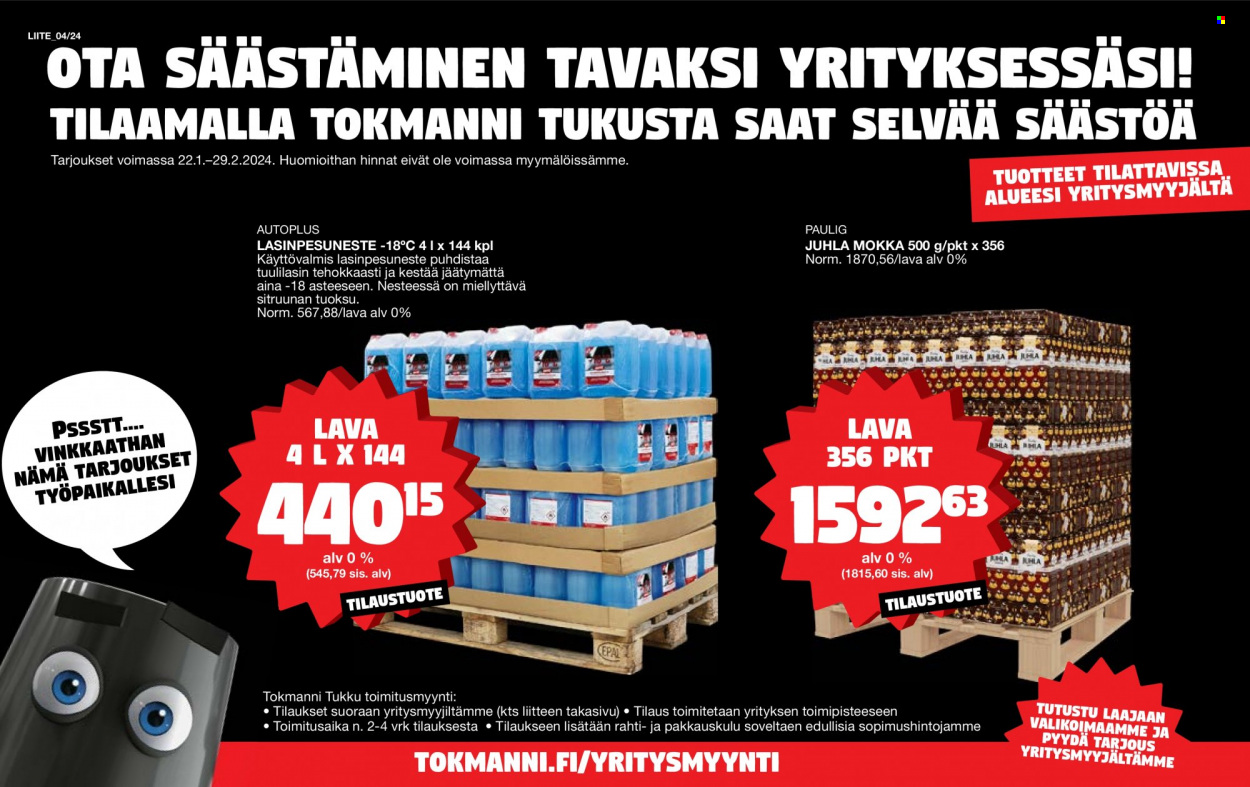 Tokmanni tarjoukset - 22.01.2024 - 29.02.2024. Sivu 1