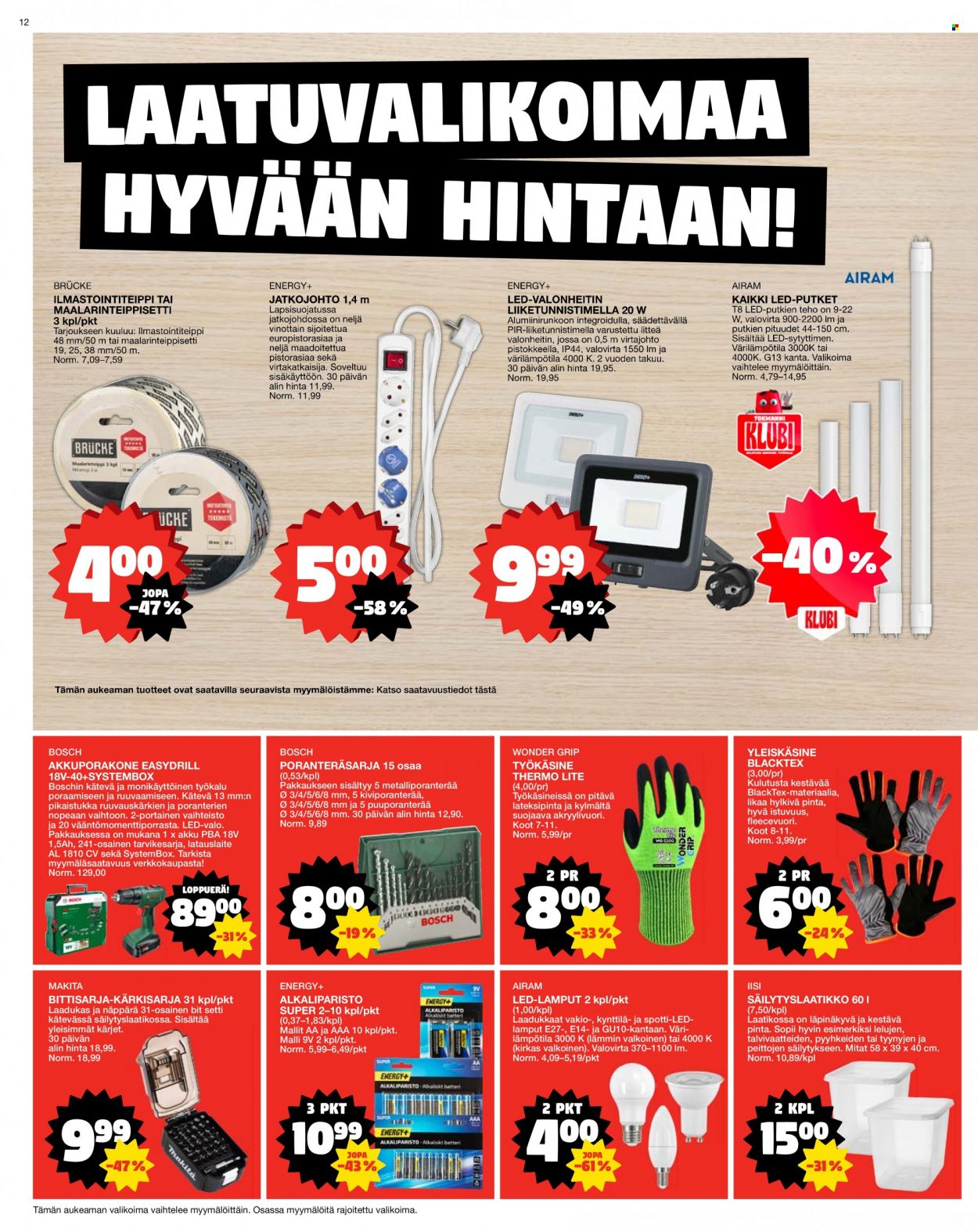 Tokmanni tarjoukset - 22.01.2024 - 28.01.2024. Sivu 12