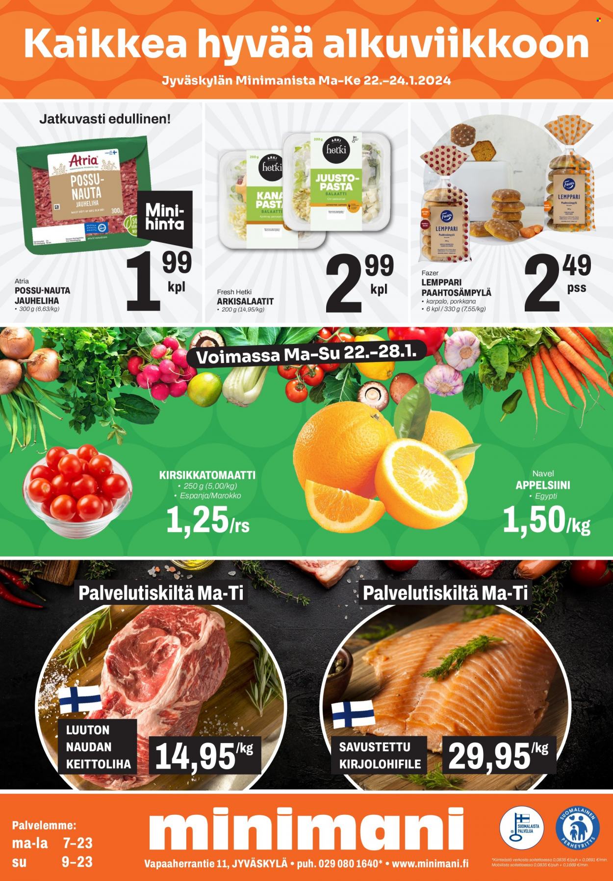 Minimani tarjoukset - 22.01.2024 - 28.01.2024. Sivu 1