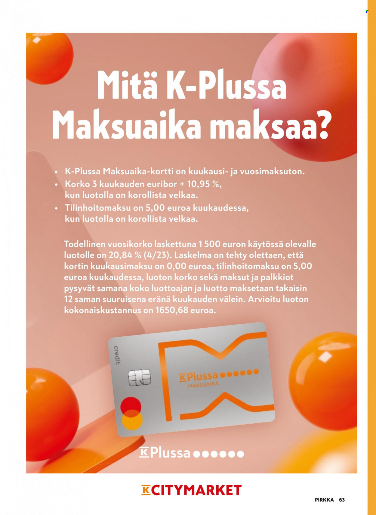K-market tarjoukset - 24.01.2024 - 27.02.2024. Sivu 63