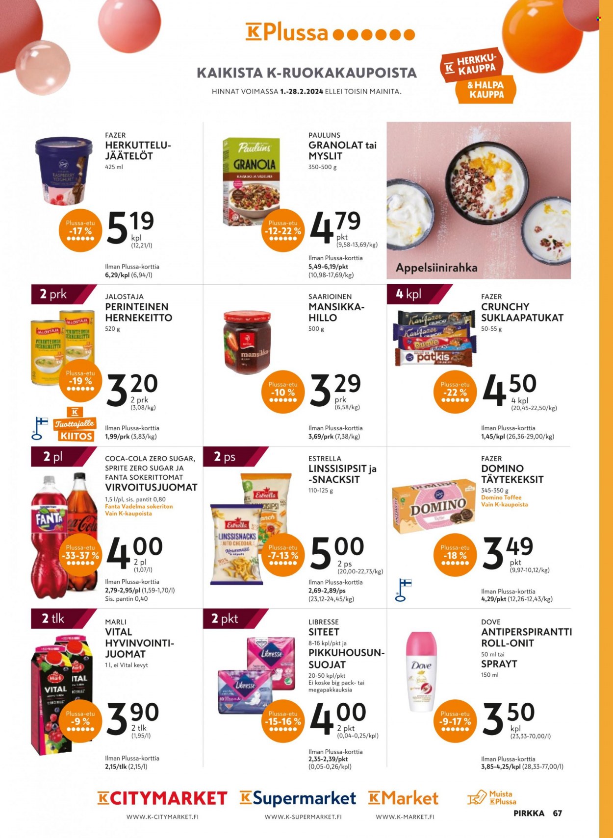 K-market tarjoukset - 24.01.2024 - 27.02.2024. Sivu 67