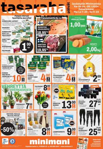 Minimani tarjoukset  - 24.01.2024 - 28.01.2024.