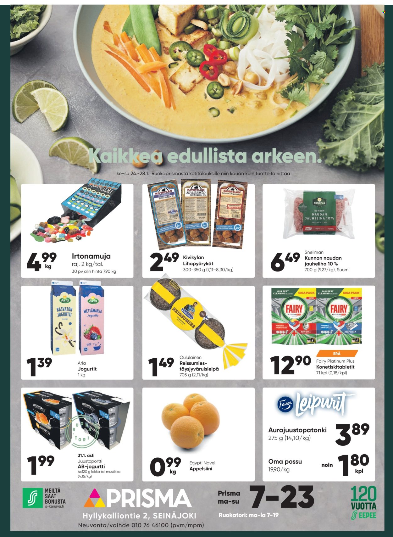 Prisma tarjoukset - 24.01.2024 - 28.01.2024. Sivu 1