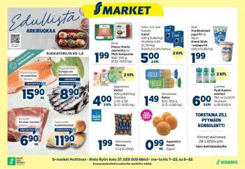 S-market tarjoukset  - 24.01.2024 - 28.01.2024.