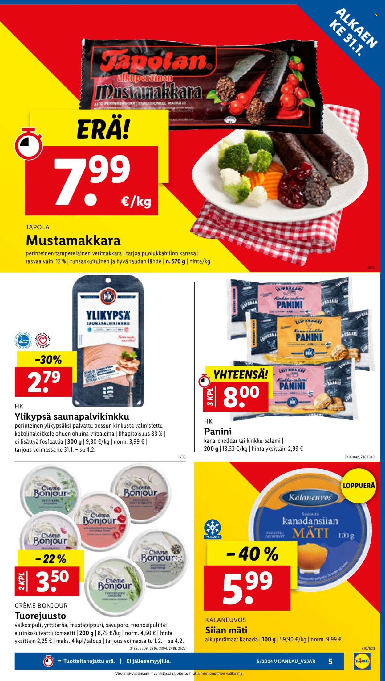 Lidl tarjoukset - 31.01.2024 - 07.02.2024. Sivu 7
