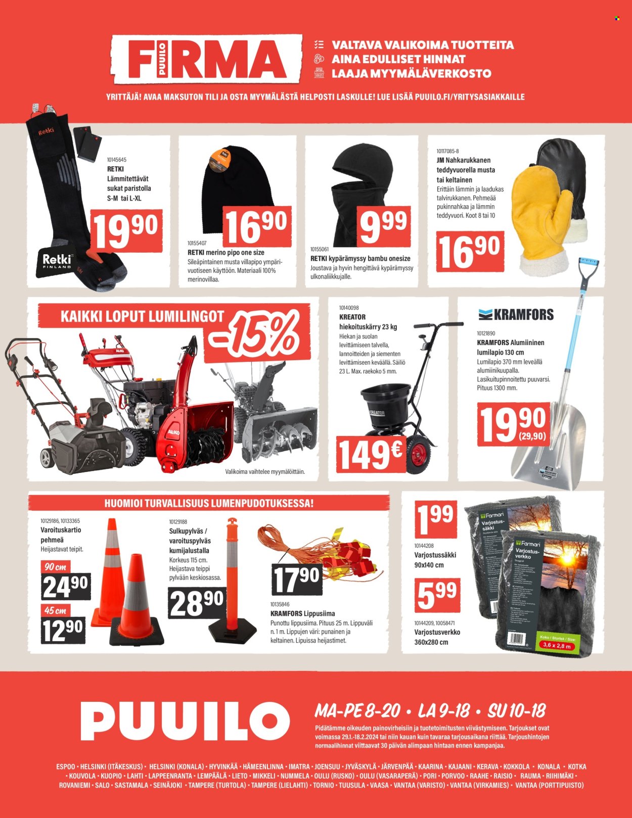Puuilo tarjoukset - 29.01.2024 - 18.02.2024. Sivu 16