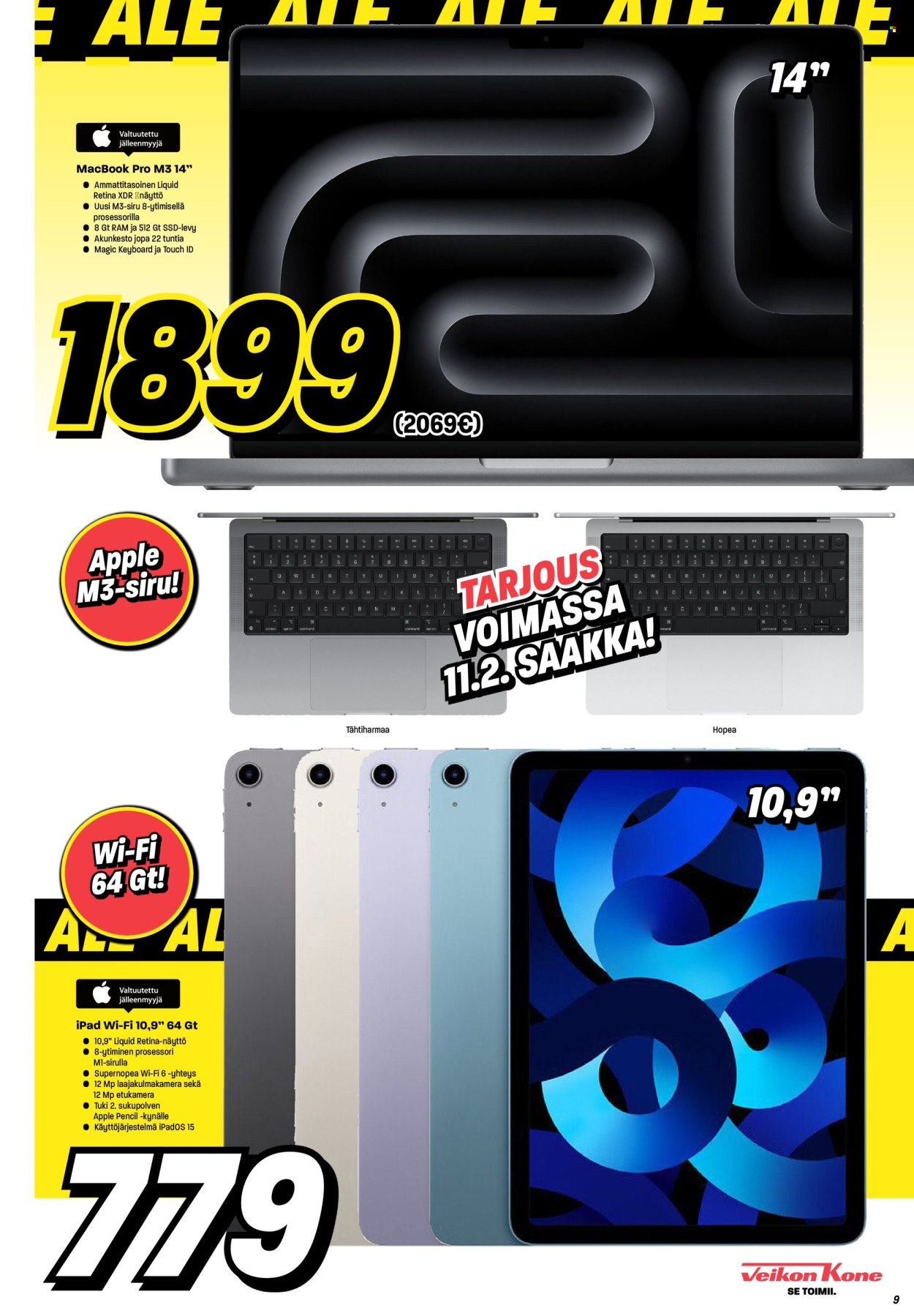 Veikon Kone tarjoukset - 29.01.2024 - 04.02.2024. Sivu 9