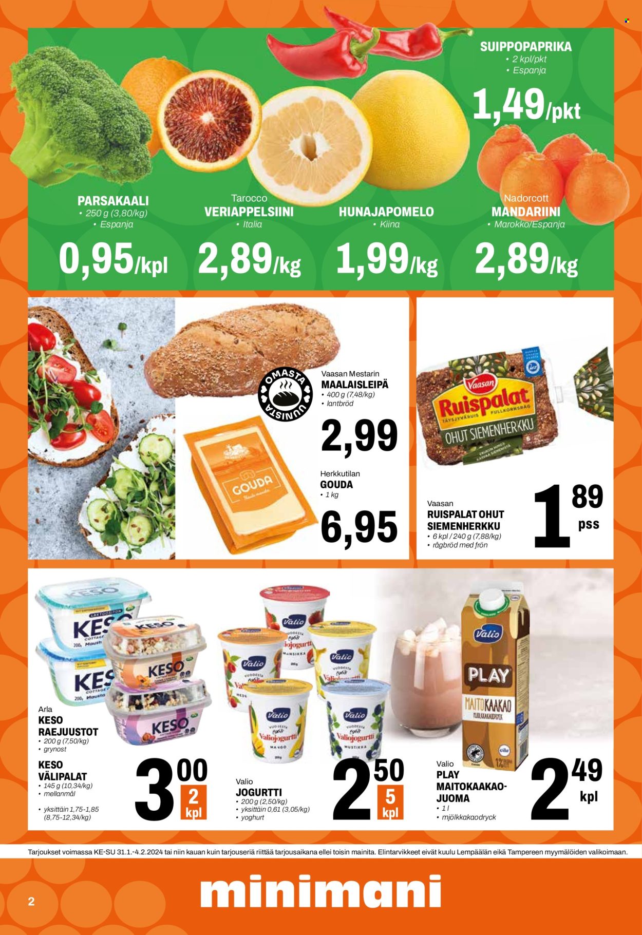 Minimani tarjoukset - 31.01.2024 - 04.02.2024. Sivu 2