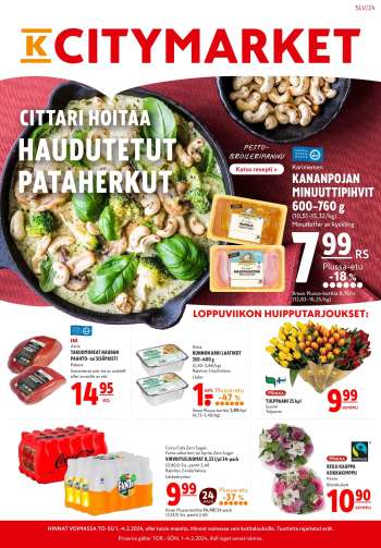 K-citymarket tarjoukset  - 01.02.2024 - 07.02.2024.