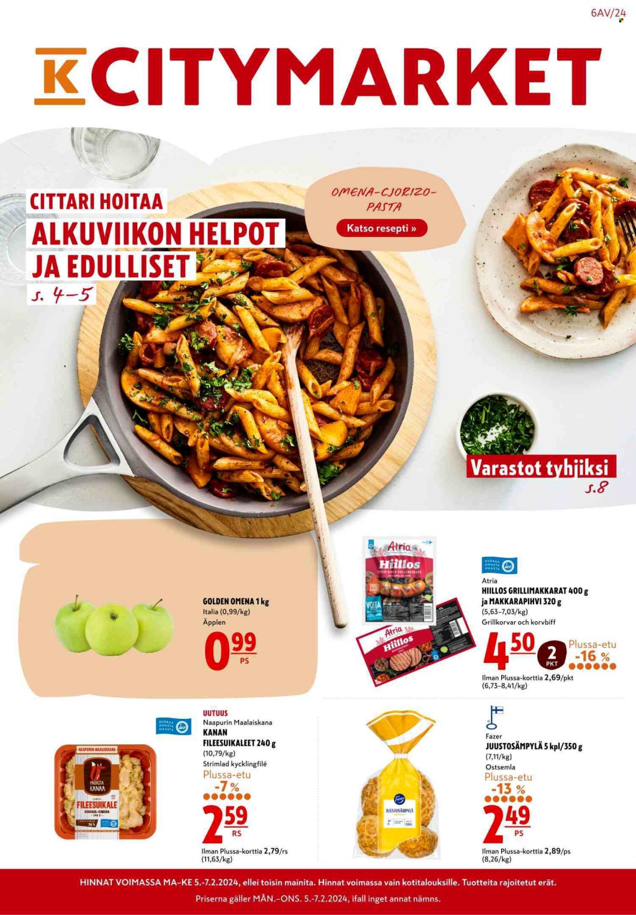K-citymarket tarjoukset - 05.02.2024 - 14.02.2024. Sivu 1