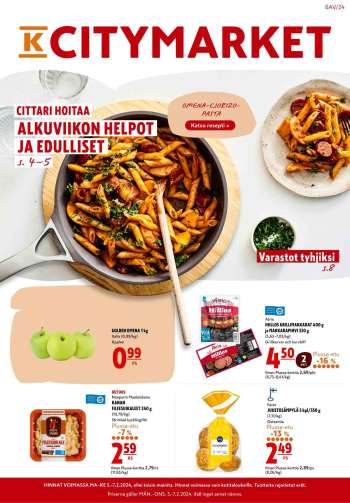 K-citymarket tarjoukset  - 05.02.2024 - 07.02.2024.