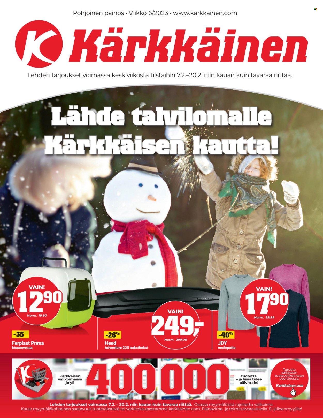 Kärkkäinen tarjoukset - 07.02.2024 - 20.02.2024. Sivu 1