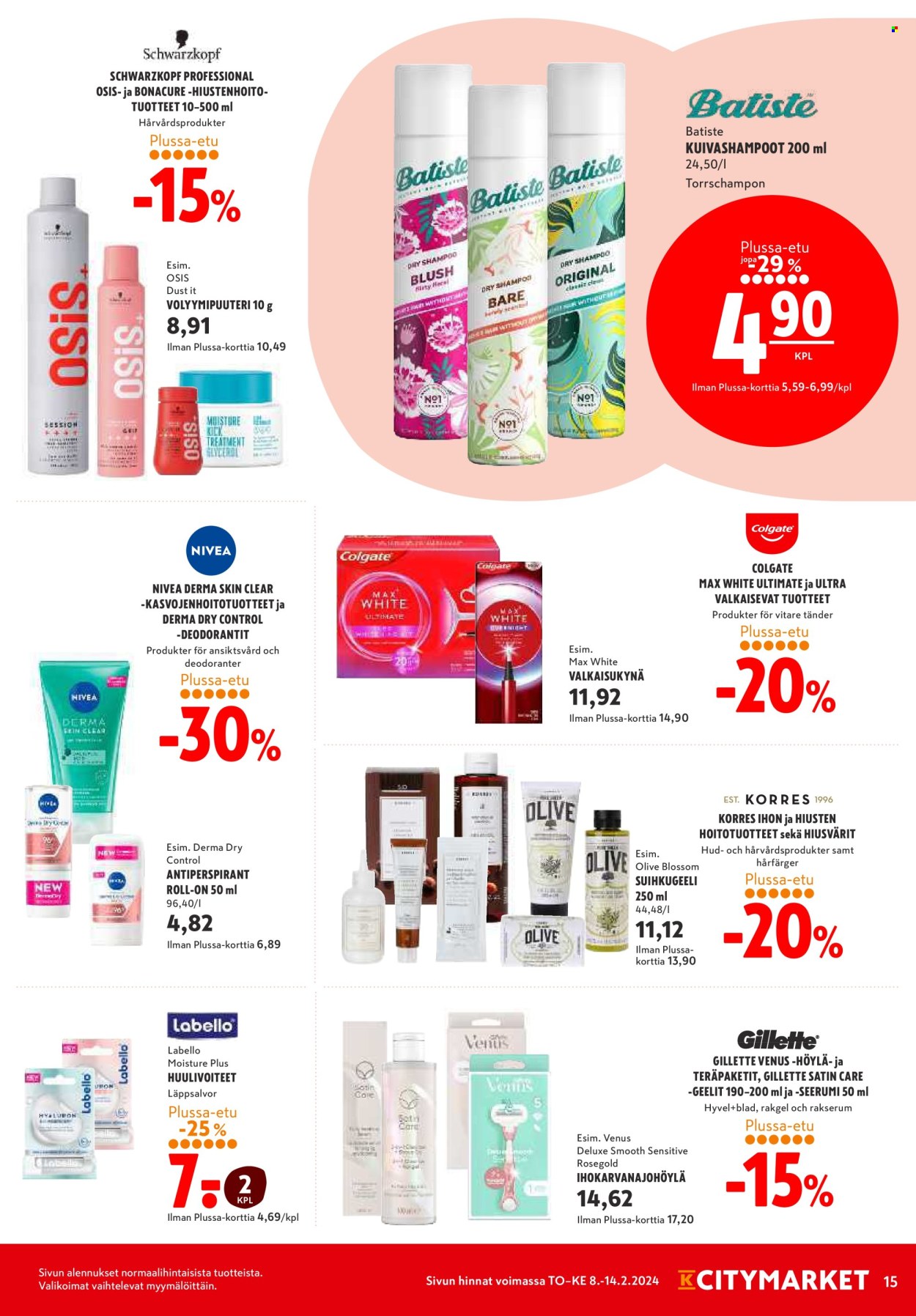 K-citymarket tarjoukset - 08.02.2024 - 14.02.2024. Sivu 15